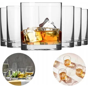 Sklenice SKLENICE NA WHISKY, DRINKY A VODU SADA 6 KUSŮ 250 ML SKLO