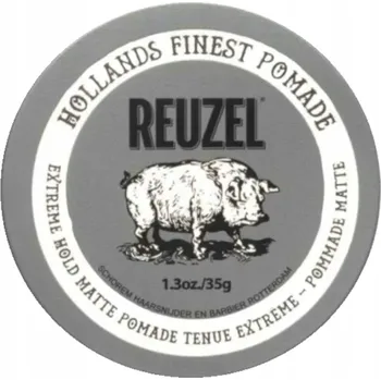 Stylingový přípravek Reuzel Extreme Hold Matte Piglet 35g - Silně Tužící Matná Pomáda na Vlasy