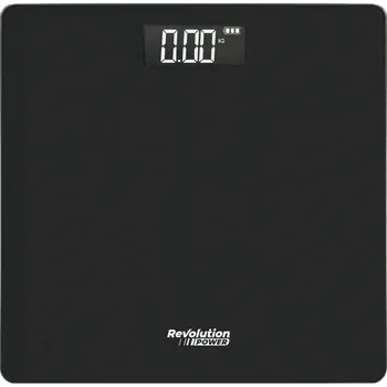 Osobní váha Osobní váha Revolution POWER RP-B549-NM Černá tenká váha s LCD displejem