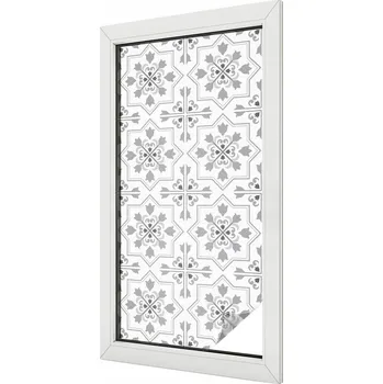 Okenní dekorace Hotová mléčná Fólie 100 x 50 cm