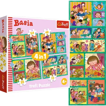 Puzzle 4v1 Dobrodružství Báry Trefl