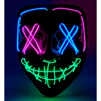 Karnevalová maska Svítící strašidelná maska