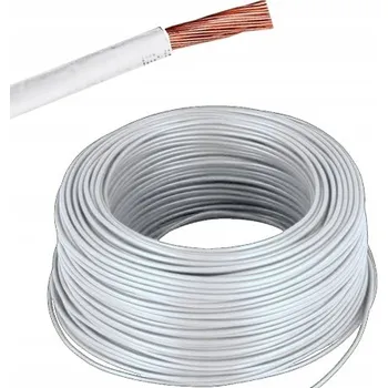 elektrický kabel Vodič lanko kabel jednožilový LGY 0,75 0,75mm 0,75mm2 bílý 1x0,75 1m