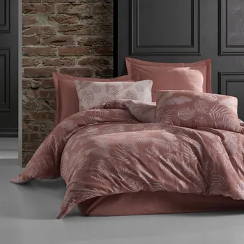 Povlečení Povlečení bavlna žakár 200x220+70x80 Bahama Pudra