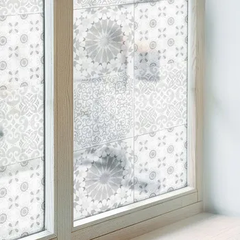 Polep vozidla Samolepicí Mléčná fólie na okno se vzorem geometrických pruhů 100x116 cm