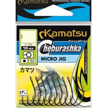 Rybářský háček Háčky Kamatsu Micro Jig s protihrotem, přívlačové, 10 ks
