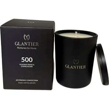 Svíčka Sójová vonná svíčka 500 Glantier 185 ml