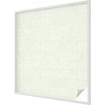 Okenní dekorace Fólie Dekorativní Mléčná na Skla Oken Výloh Geometrická mozaika 100x116 cm