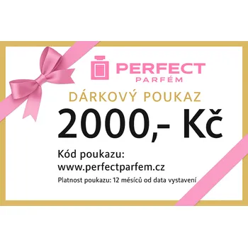 Dárková visačka Dárkový poukaz na nákup zboží v hodnotě 2000,- Kč