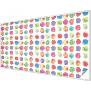 Okenní dekorace Samolepicí Fólie na Okno Mléčná Matná s Barevnými kolečky 200x116 cm