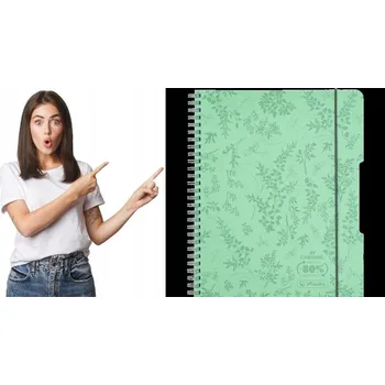 Blok Kroužkový Blok Herlitz B5, 80 listů, pevná vazba