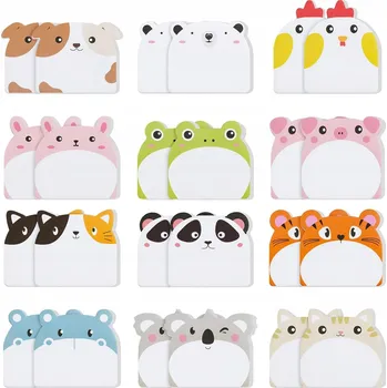 Samolepící bloček SAMOLEPICÍ BLOČKY ZÁLOŽKY NOTES ZVÍŘÁTKA 720 LÍSTKŮ SADA