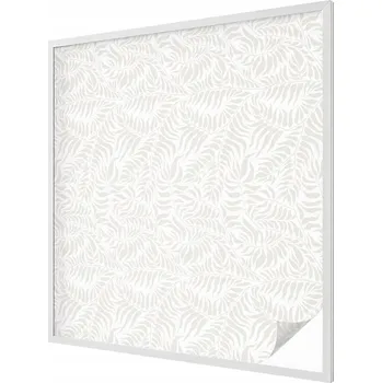 Okenní dekorace Fólie na okna mléčná, samolepicí, s květinovým vzorem, 100x100 cm