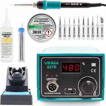 Páječka Pájecí stanice YIHUA 937D s LED displejem, regulací teploty a elektronikou