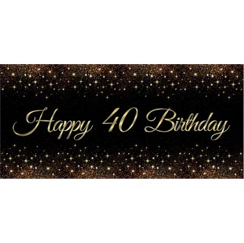 Plakát Plakát k narozeninám Happy Birthday 40, 70x33 cm