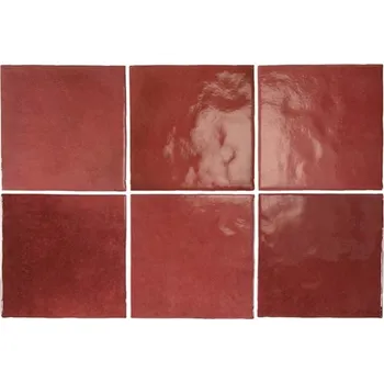 Obklad Equipe Artisan burgundy 13x13 cm lesk ARTISAN24457