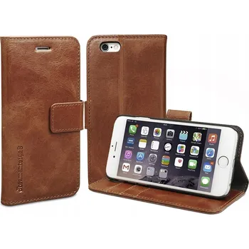 Pouzdro na mobilní telefon Pouzdro s klopou DBRAMANTE pro Apple iPhone 6 Plus, iPhone 6S Plus hnědé