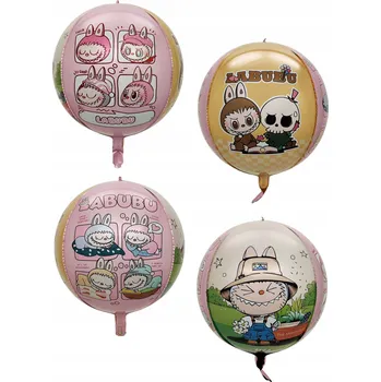 Balónek Fóliový balónek 4D LABUBU 18 palců (45 cm) – roztomilá dekorace
