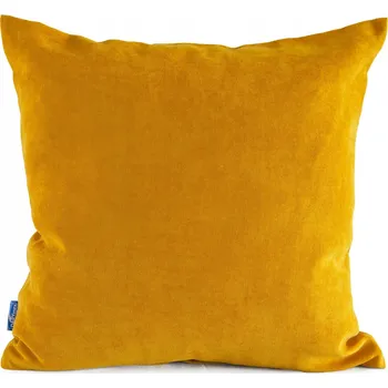Povlak na dekorativní polštářek Dekorační povlak na polštář VELURI/HOŘČICOVÁ/40x40