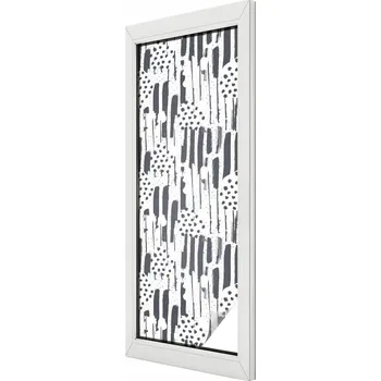 Okenní dekorace Fólie Samolepicí Ozdobná dýha Pásy a tečky 50x146