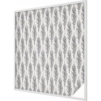 Okenní dekorace Fólie okenní mléčná na sklo okno samolepicí fólie balkon elegantní pírka 100x116 cm