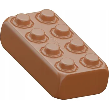 ostatní stavebnice MARIOINEX CIHLA VELKÁ STAVEBNÍ KOSTKA 1 KUS HNĚDÁ