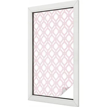 Okenní dekorace Fólie na sklo Okno Dýha Balkon Růžové linie 50x100 cm