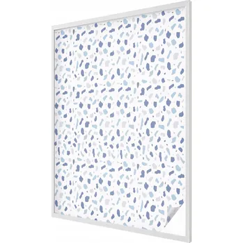 Okenní dekorace Samolepicí okenní Fólie mléčně modrá dekorativní 100x146