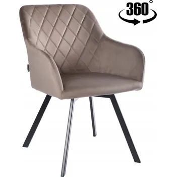 Jídelní židle Židle ExitoDesign , hnědý samet, 1 ks