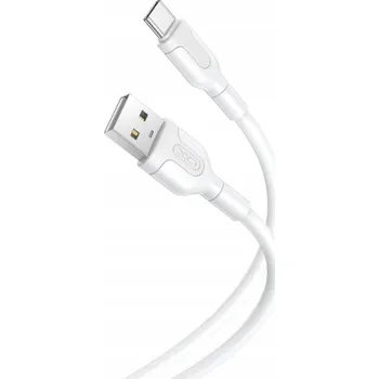 Datový kabel Kabel XO USB - USB-C 1 m bílý