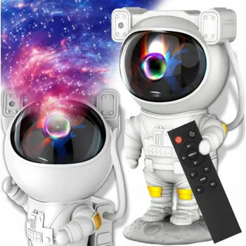 Dětské svítidlo PROJEKTOR NOČNÍ OBLOHY ASTRONAUTA NOČNÍ LAMPA PRO DĚTI VESMÍR PROJEKTOR