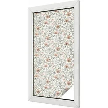 Okenní dekorace Dýha Fólie na mléčné sklo Dekorativní vitrážový orientální vzor 50x100