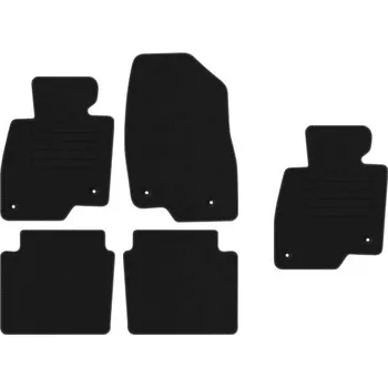 autokoberec Kobercové rohožky Edecor velurové 5 ks