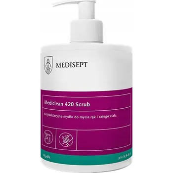 Mýdlo Medisept antibakteriální tekuté mýdlo na ruce 500ml Mediclean 420 Scrub