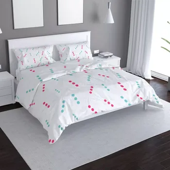 Povlečení Sablio Povlečení Tečkované čárky - 140x220 / 90x70