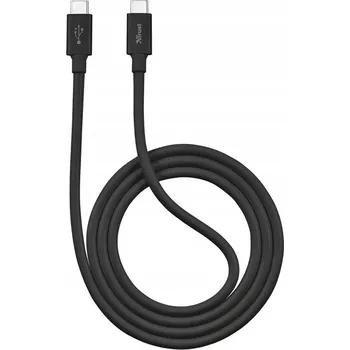 Datový kabel Kabel Trust USB typ C - USB typ C 1 m černý