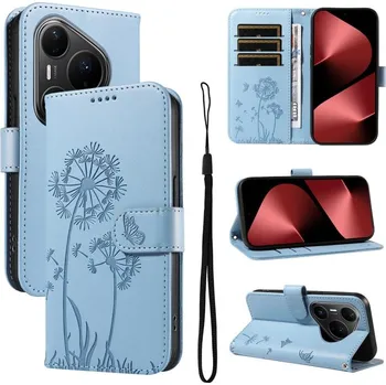 Pouzdro na tablet VSECHNONAMOBIL 129478 ART DANDELION Peněženkové pouzdro pro Huawei Pura 80 Pro modré