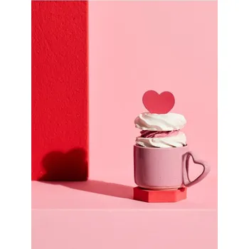 Sinsay - Hrnek - pastelová růžová - 382DI-03X - 382DI-03X-ONE-4