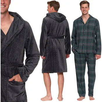 Moraj pánský župan Zestaw-PDSZ/PDM-1 ke kolenům, velikost XL