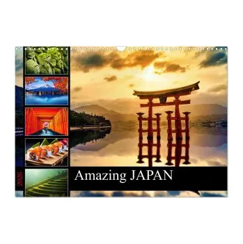 Kalendář Amazing JAPAN (Wall Calendar 2026 DIN A3 landscape), CALVENDO 12 Month Wall Calendar: Discover the Magic. DE – Calvendo,Susan Michel (EN)