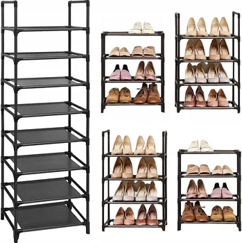 Botník Botník Songmics 46 x 145 x 28,01 cm černá