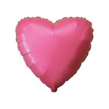 Balónek Balon foliowy 46cm Serce pastel czerwony