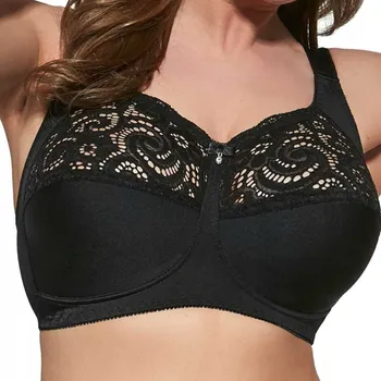 Podprsenka Viki Polovyztužená podprsenka bez kostic Nina 583 černá 95G