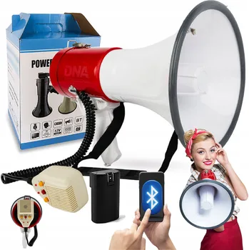 Bezpečnostní kamera Přenosný reproduktor V-Tone beFore bílý 50 W