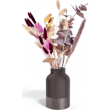 Váza Odolná nerozbitná váza na květiny 17,5 cm Hnědá Váza boho Japandi