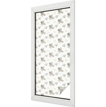 Okenní dekorace Fólie Samolepicí Mléčná okenní ozdobná dýha Ptáci vzor 50x116 cm