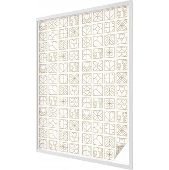 Okenní dekorace Hotová mléčná Fólie 146 x 100 cm