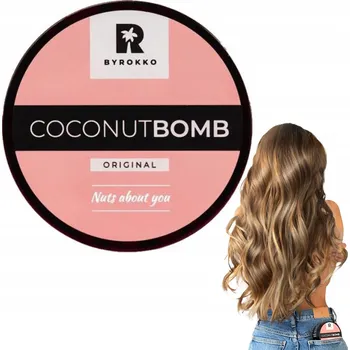 Vlasová regenerace MASKA NA VLASY s kokosovým olejem Byrokko Coconut Bomb 180 ml