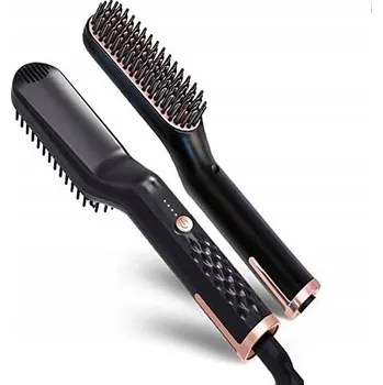 Žehlička na vlasy Hřeben na narovnávání vousů 3v1 pro muže Elektrická žehlička na vlasy na vlasy