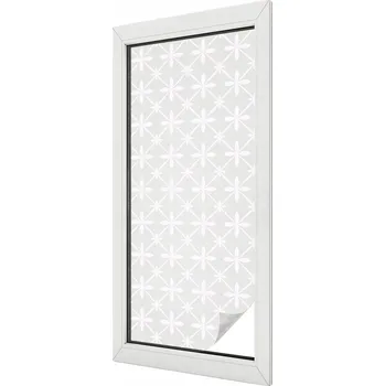 Okenní dekorace Samolepicí okenní Fólie Mléčná dekorativní rostlinná listí 50x116 cm